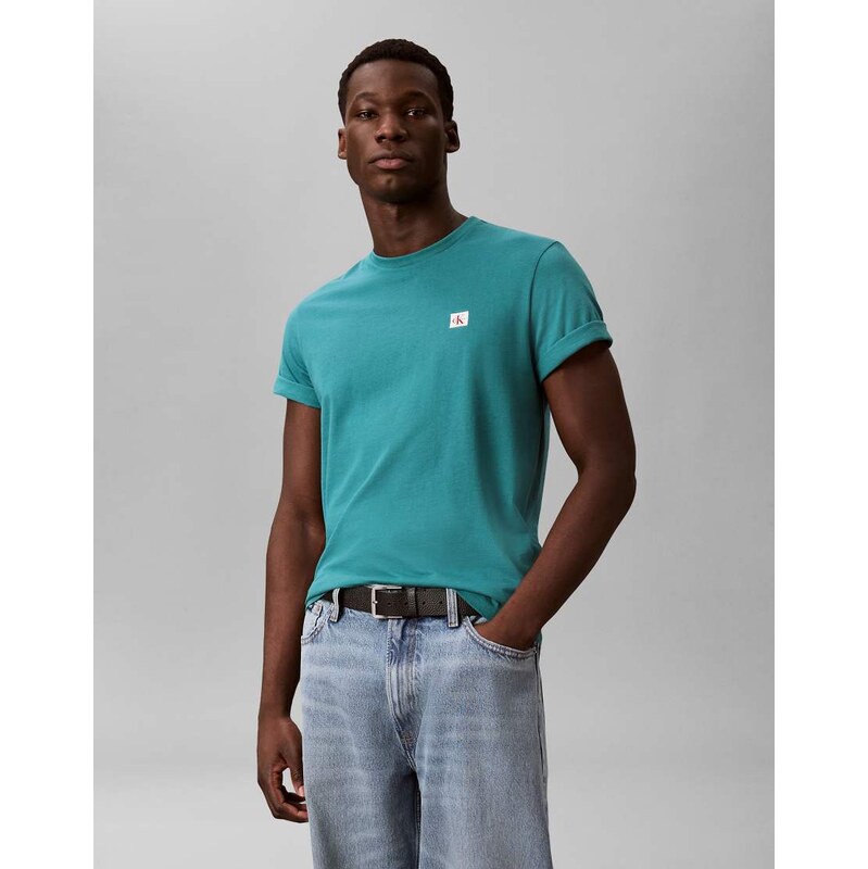 Calvin Klein Jeans Badge Logo t-shirt in green