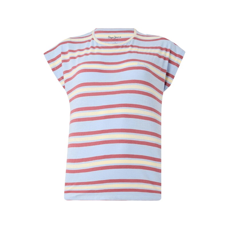 Pepe Jeans Tričko CHARLOT světlemodrá / světle žlutá /