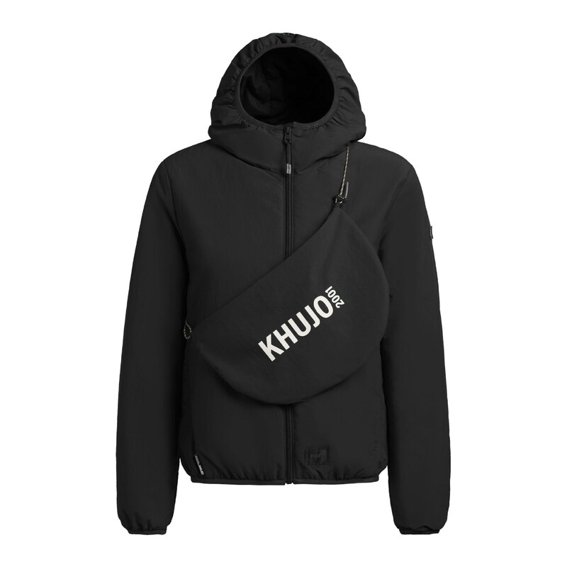 khujo Přechodná bunda Shelly2 černá / offwhite