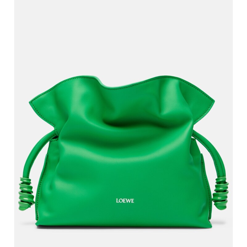Loewe Flamenco Coil Mini leather clutch