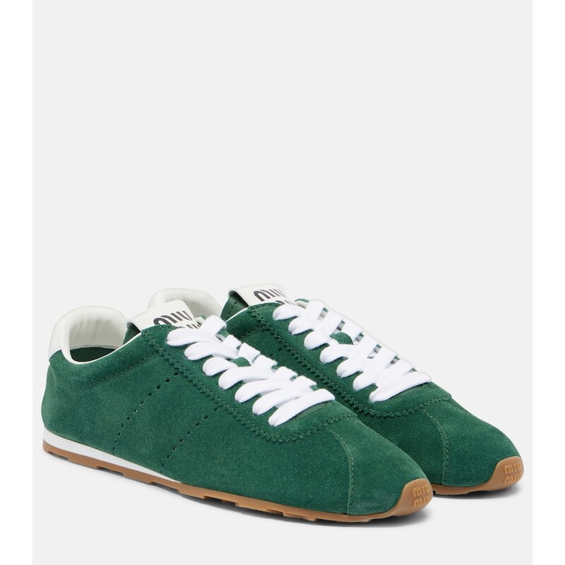 Miu Miu Plume suede sneakers