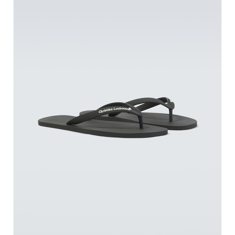 Christian Louboutin Logo thong sandals