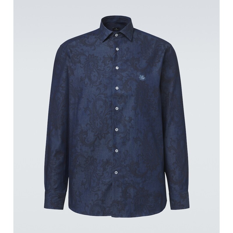 Etro Paisley denim shirt