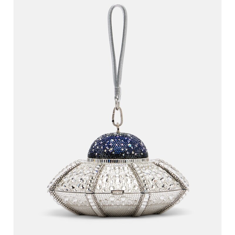Judith Leiber Couture UFO crystal-embellished clutch