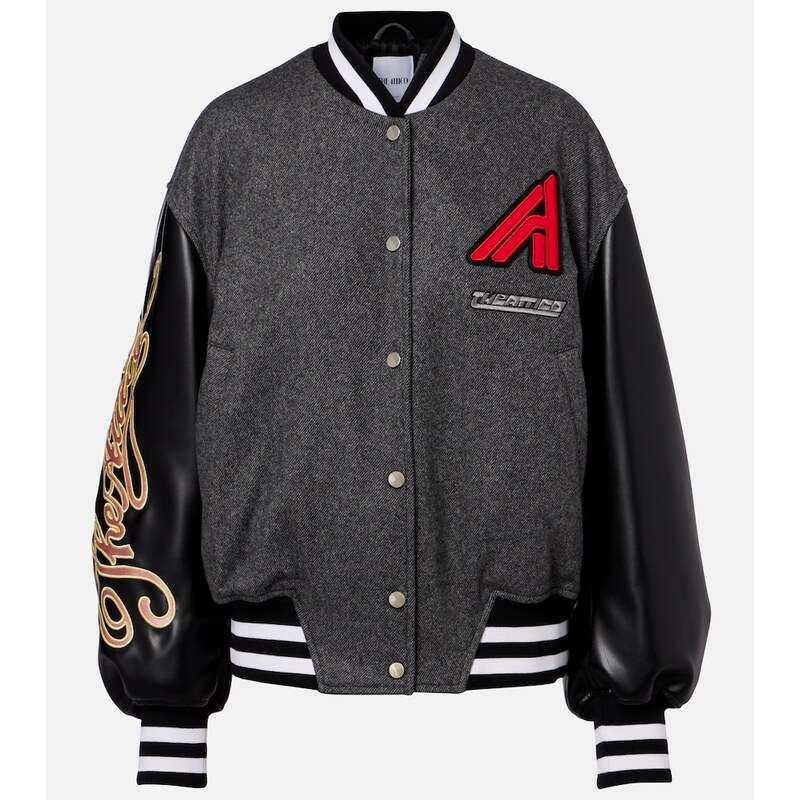 The Attico Wool-blend varsity jacket