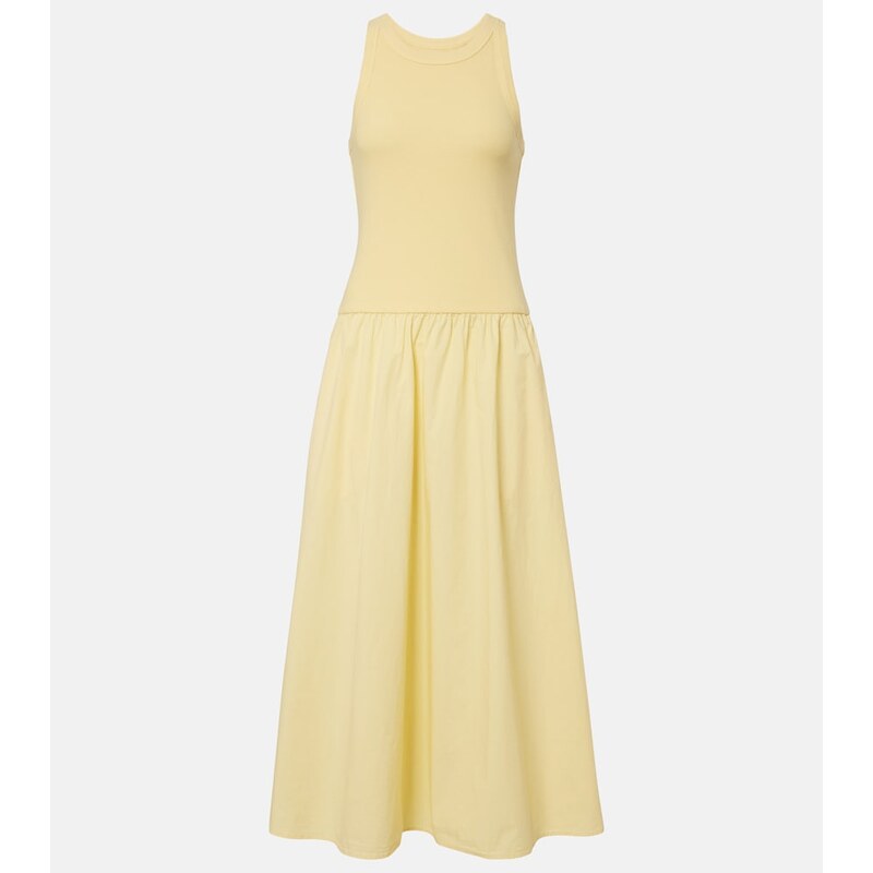 Velvet Romilly cotton-blend midi dress