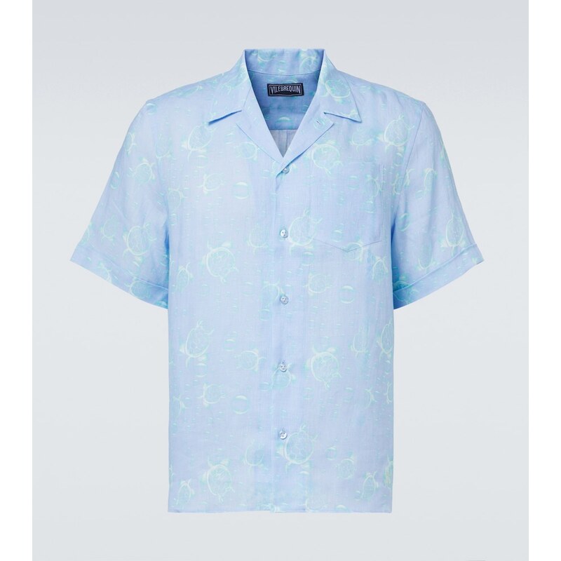 Vilebrequin Printed linen shirt