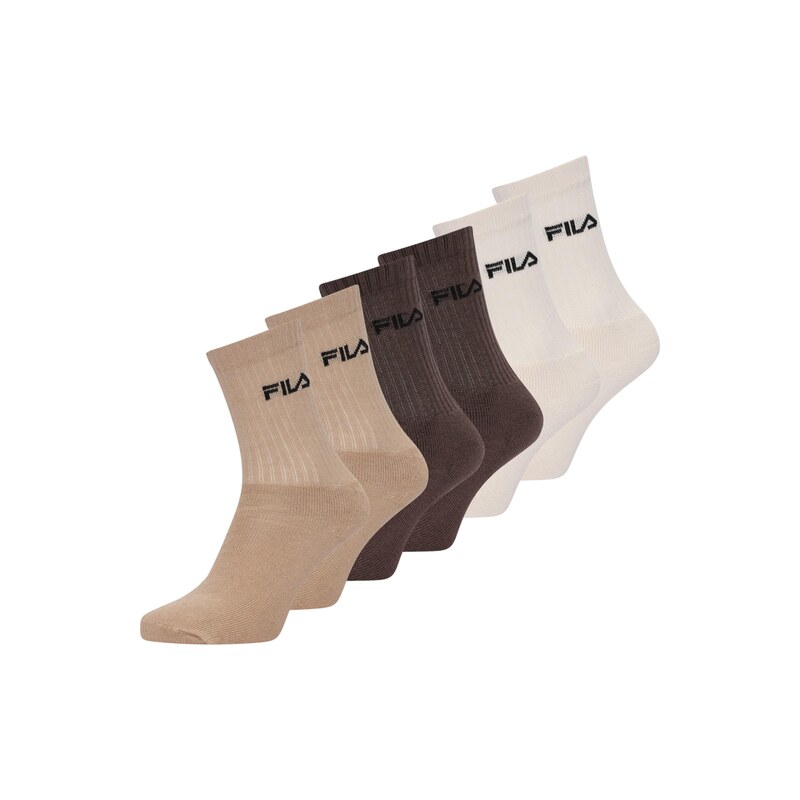 FILA Ponožky velbloudí / písková / čokoládová / černá