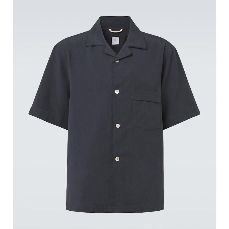 Eleventy Oversized bowling shirt