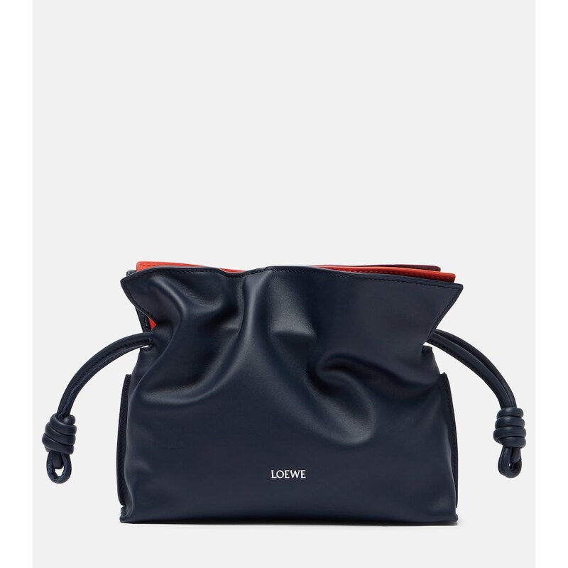 Loewe Flamenco Mini layered leather clutch