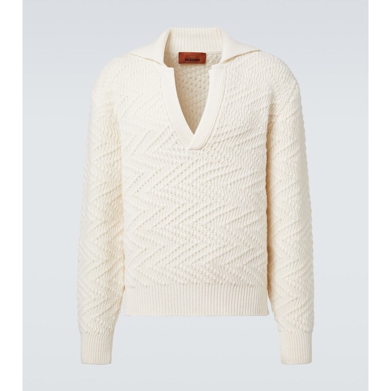 Mužský klasický svetr v barvě Butter Tones od značky Missoni
