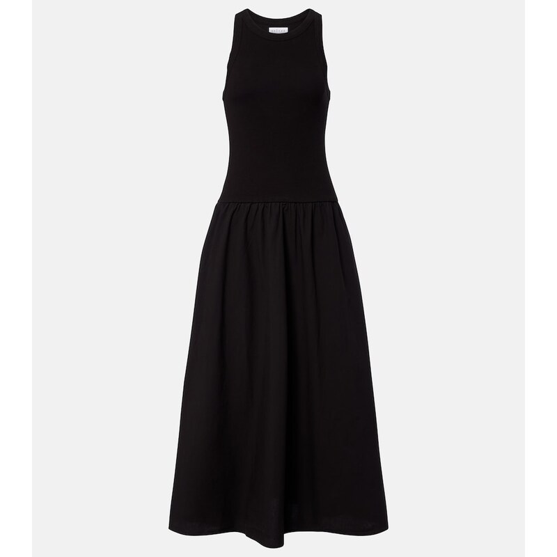 Velvet Romilly cotton-blend midi dress