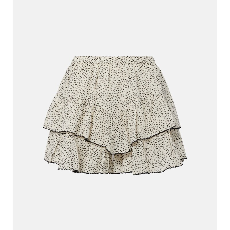 Marant Etoile Jocadia ruffled cotton shorts
