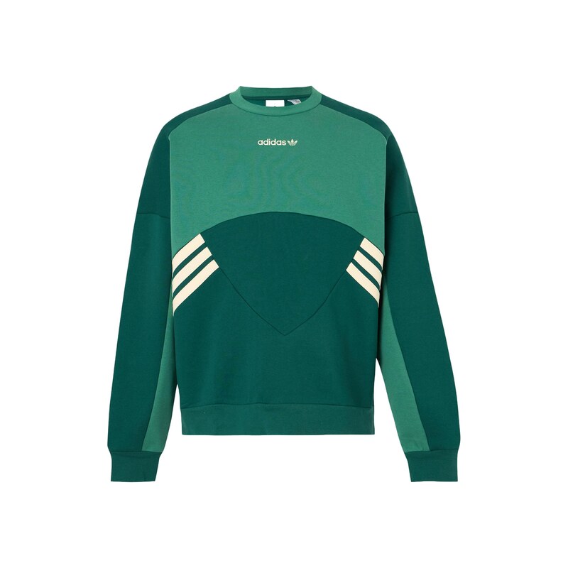 ADIDAS ORIGINALS Mikina Munich 93 krémová / smaragdová / jedle