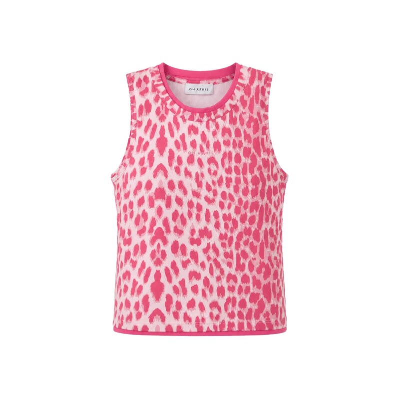 OH APRIL Top Amea pink / bílá