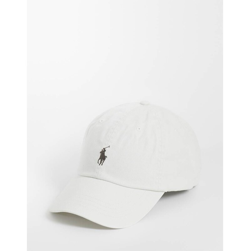 Polo Ralph Lauren icon logo twill baseball cap in stone pebble