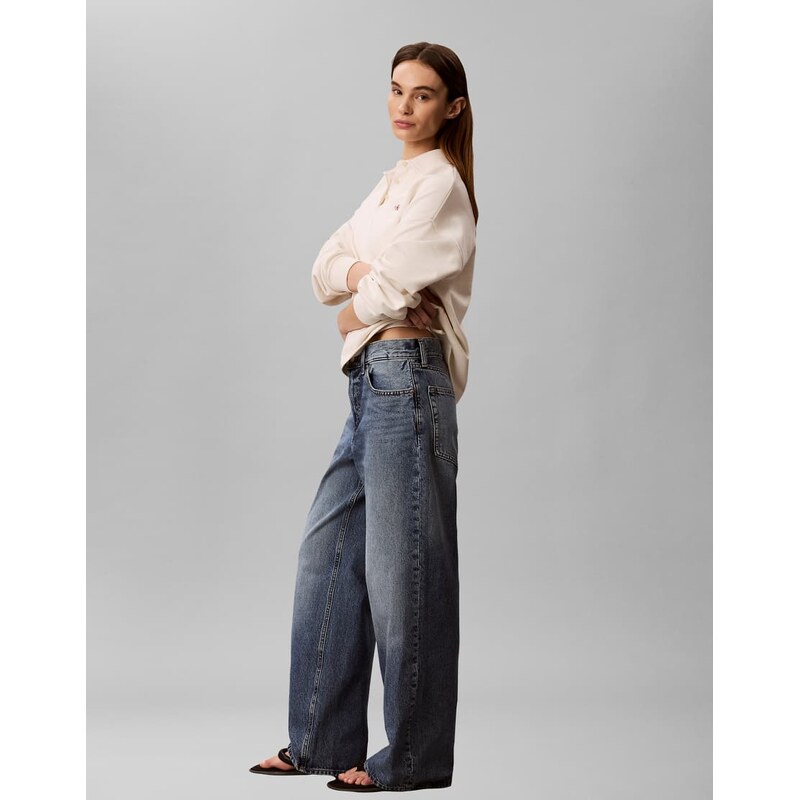 Calvin Klein Jeans low rise baggy jeans in tinted blue