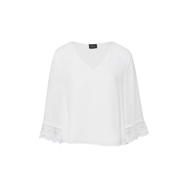 s.Oliver BLACK LABEL Halenka bílá