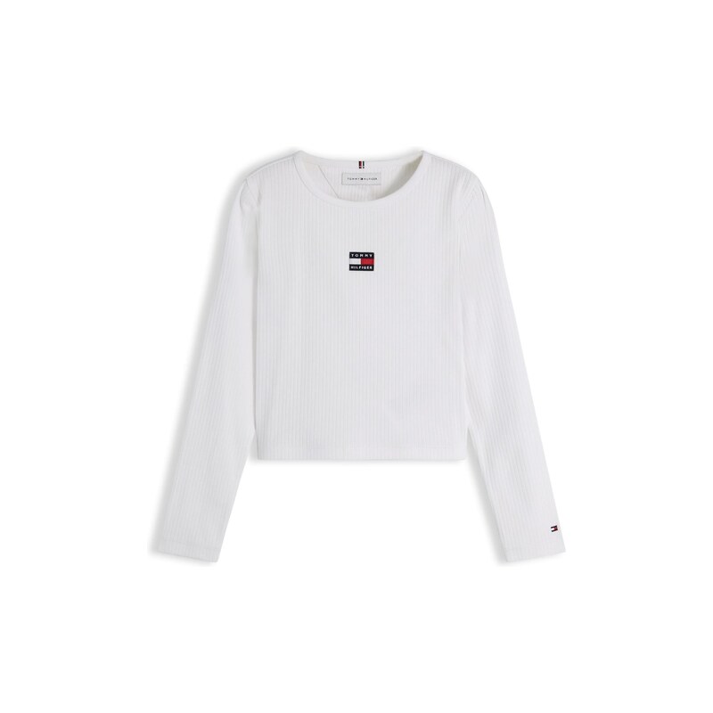TOMMY HILFIGER Tričko HERITAGE tmavě modrá / jasně červená /