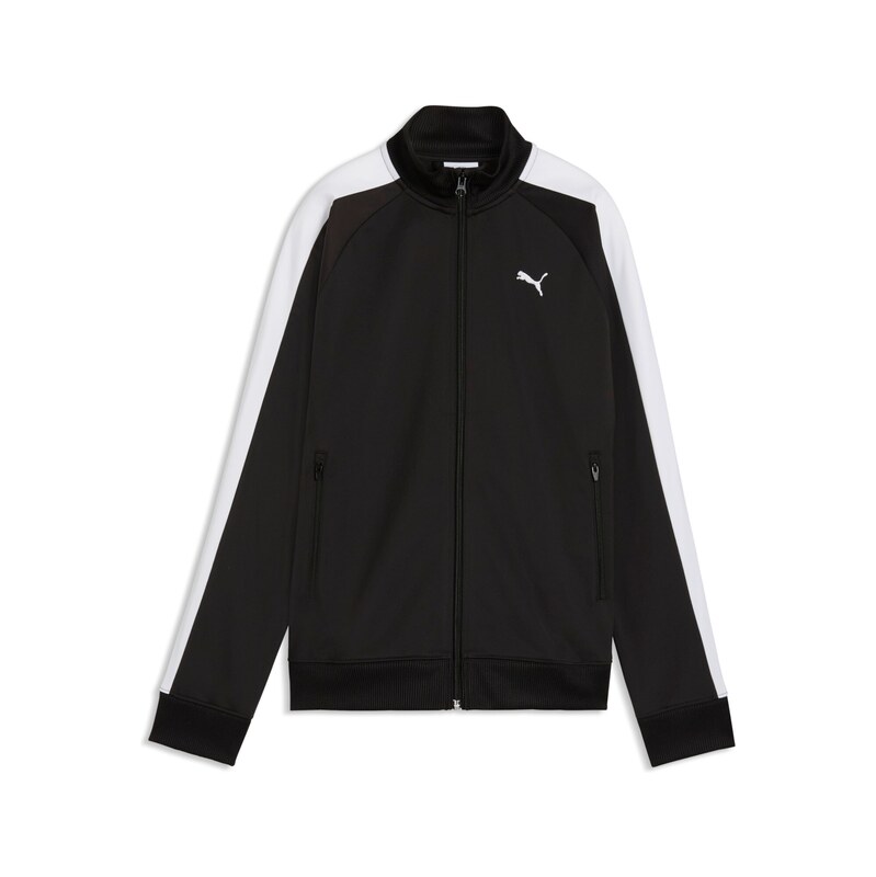 PUMA Sportovní bunda černá / bílá