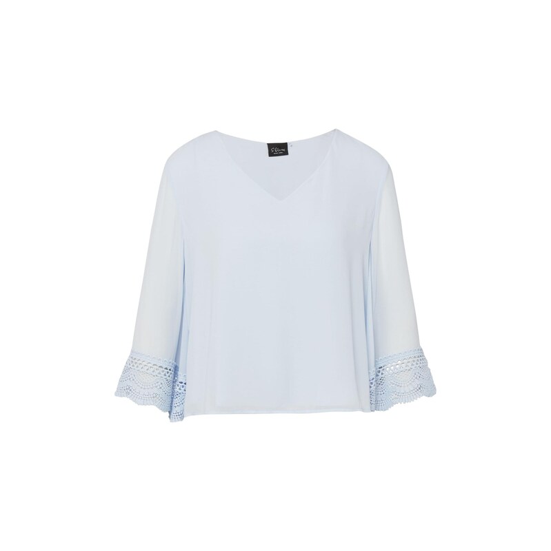 s.Oliver BLACK LABEL Halenka světlemodrá