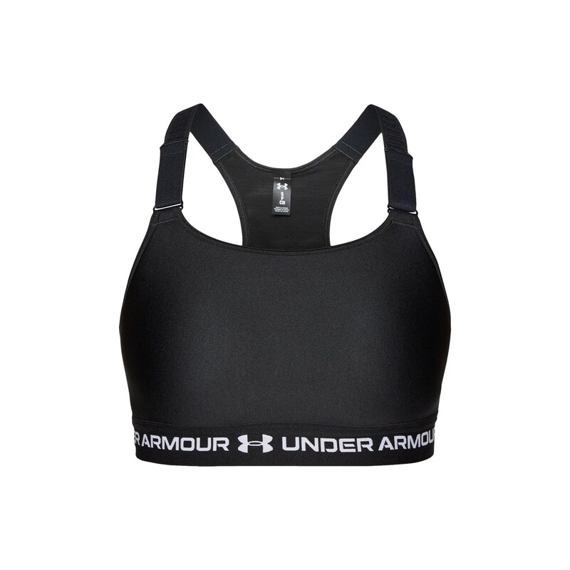 UNDER ARMOUR Sportovní podprsenka černá / bílá