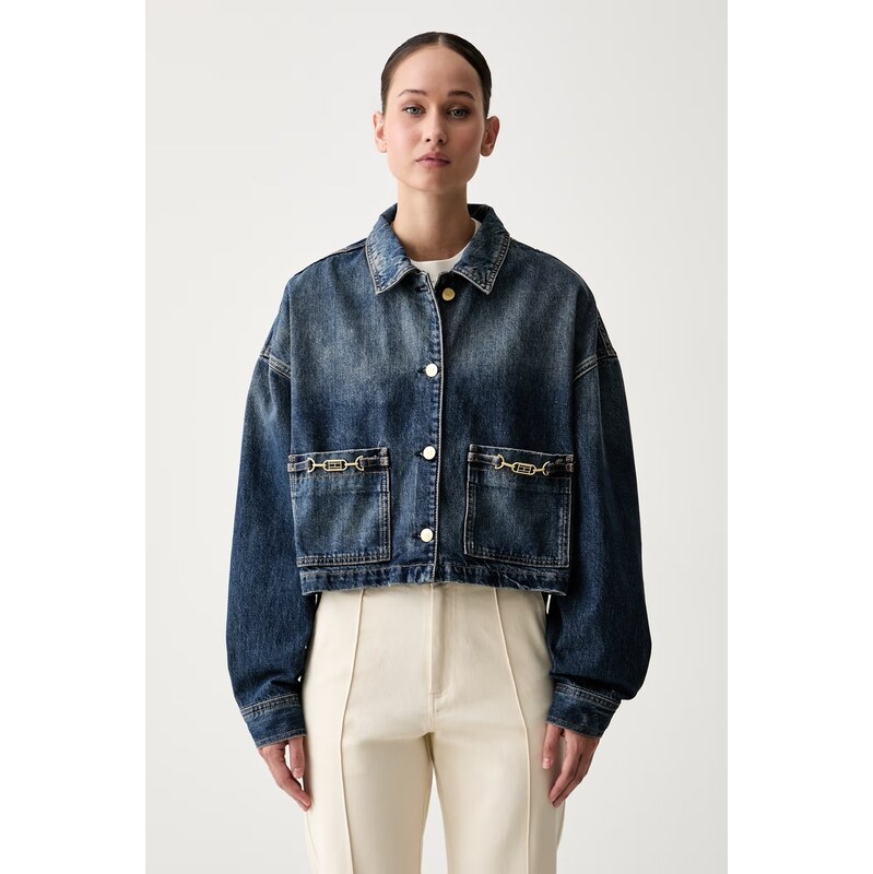 Tommy Hilfiger krátká bunda dámská džínová