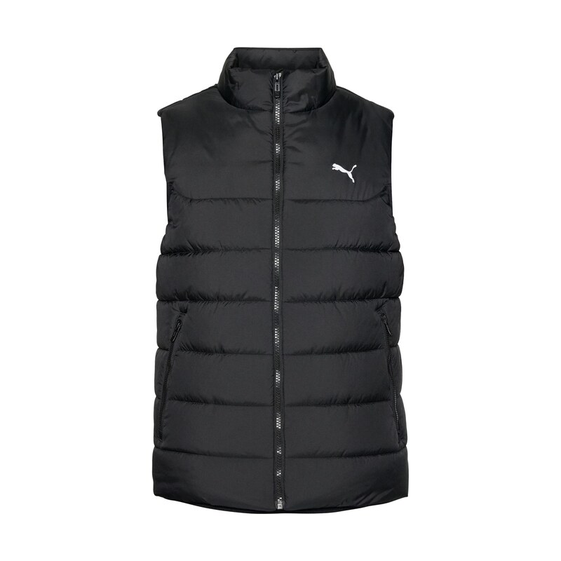 PUMA Sportovní vesta ESS černá / bílá