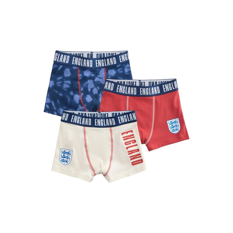 Next Spodní prádlo England FA krémová / kobaltová modř / krvavě