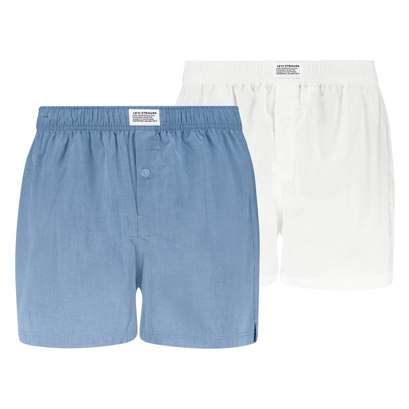 LEVIS  Boxerky modrá / bílá