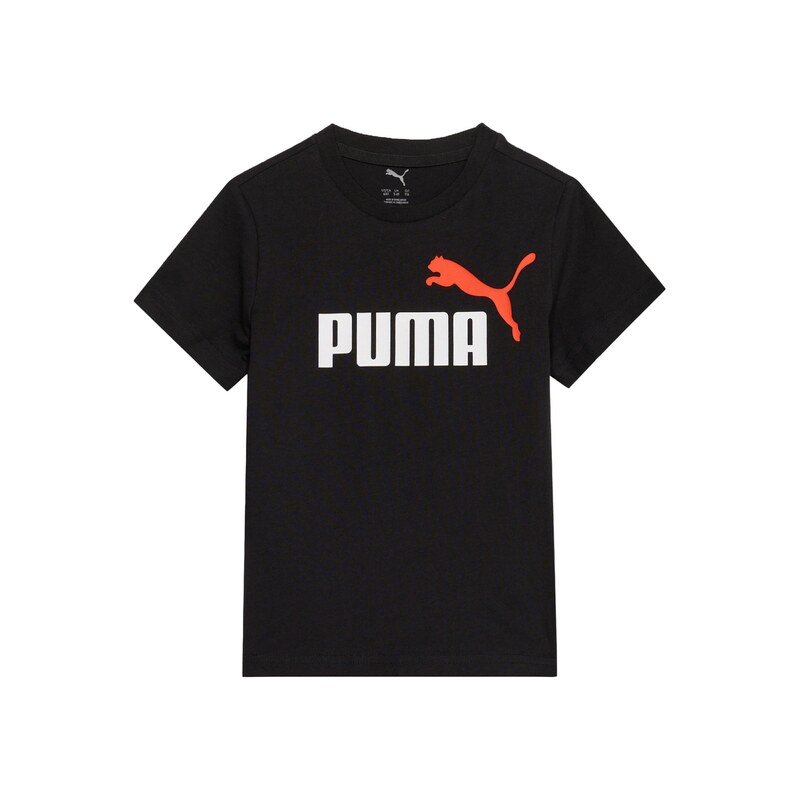 PUMA Tričko ESS No.1 oranžová / černá / bílá