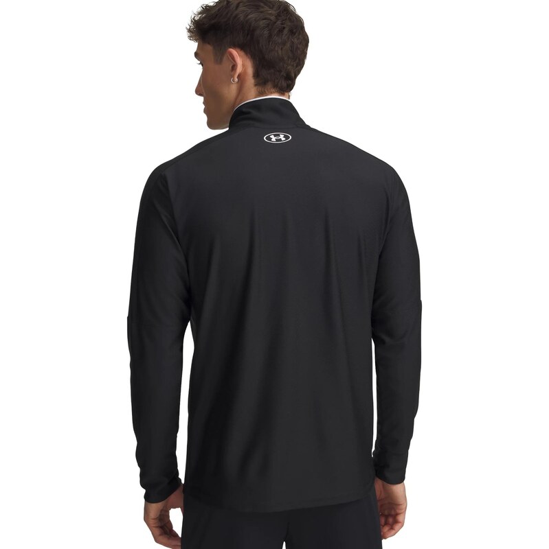 UNDER ARMOUR Sportovní bunda Challenger černá / bílá