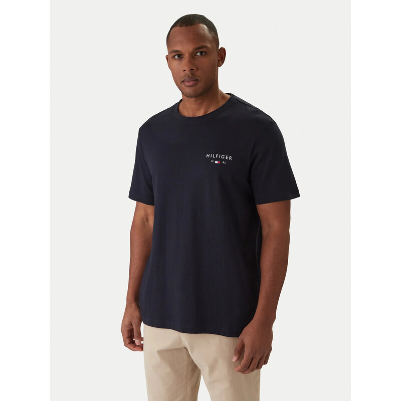 Tommy Hilfiger pánské tmavě modré triko