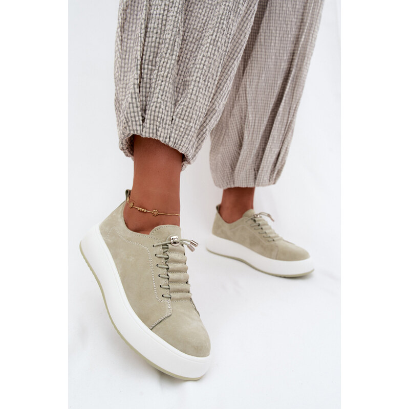 Sportovní boty na platformě model 228755 Step in style