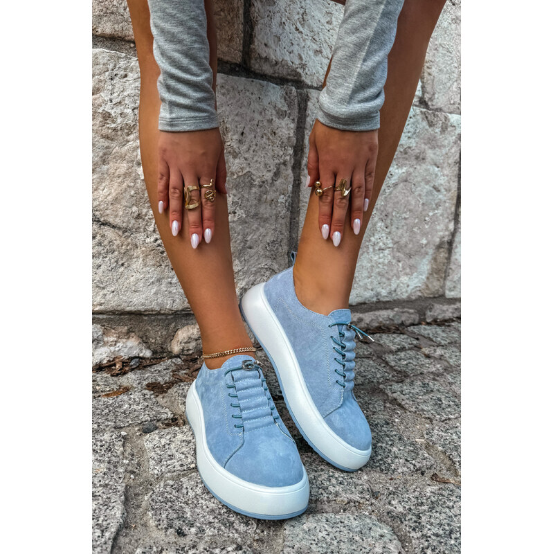 Sportovní boty na platformě model 228757 Step in style