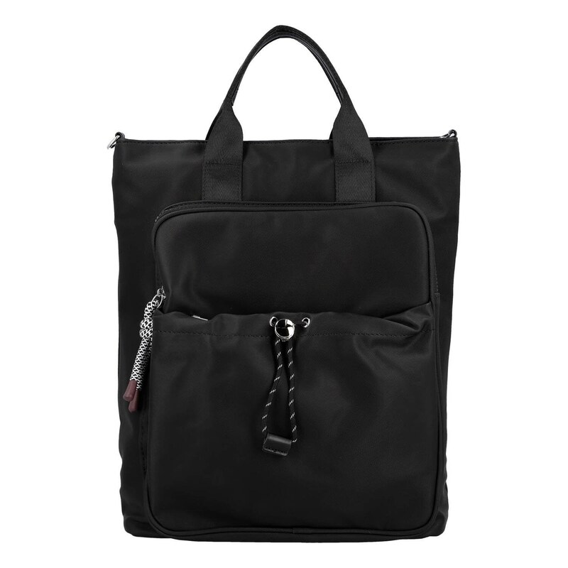 Firenze Trendy dámský kabelko-batoh Azrael, černý