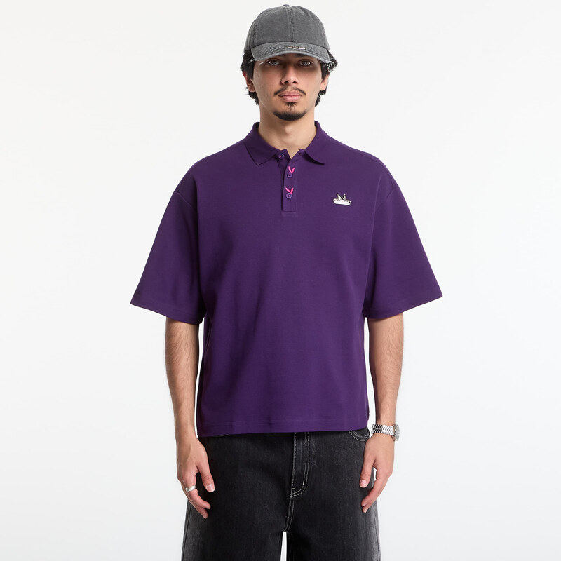 Tričko Playboy x FTSHP Short Sleeve Polo Purple XS