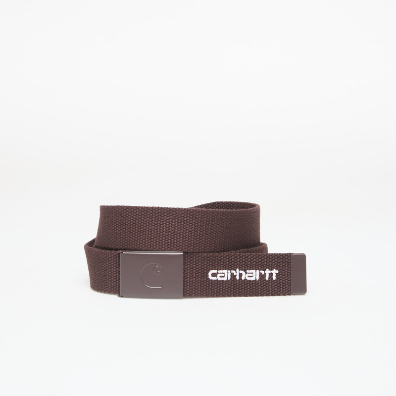 Pásek Carhartt WIP C-Logo Belt Tonal Palisander/ White Universal