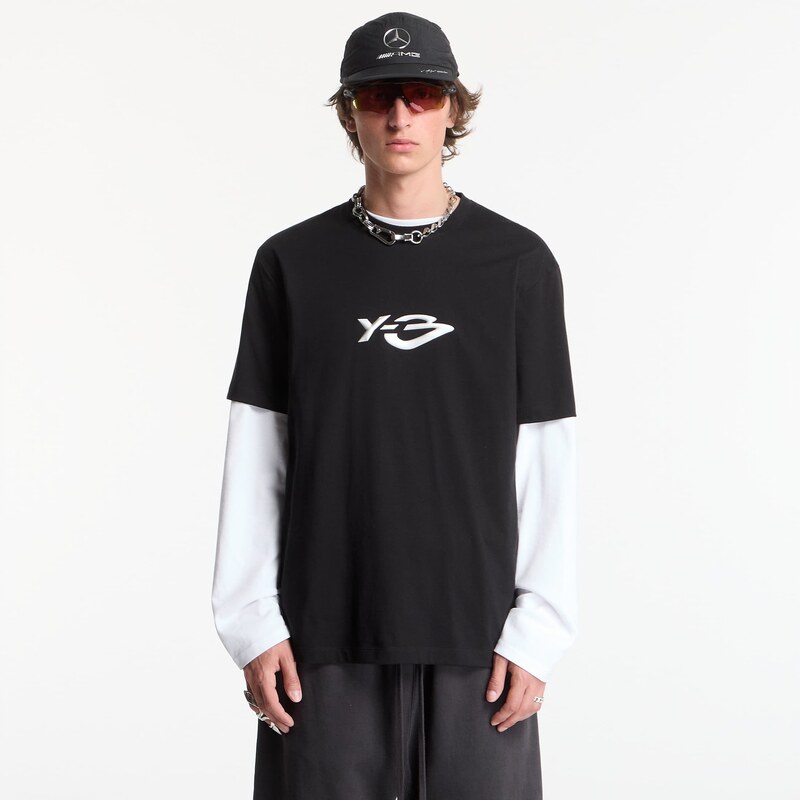 Tričko Y-3 Liquid Logo Short Sleeve T-Shirt Black L