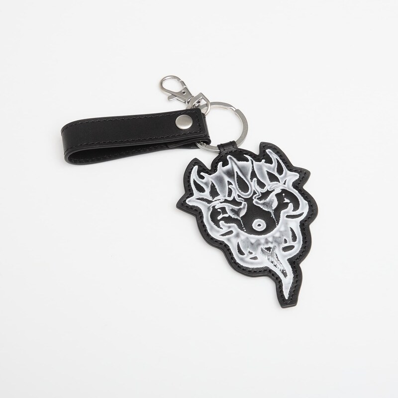 Y-3 Chito Leather Keychain Black Universal