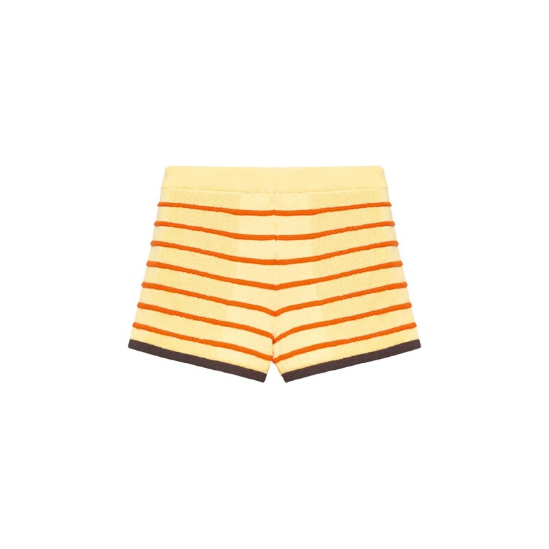 Pull&Bear Kalhoty PACIFIC TRICOT RAYAS světle žlutá / cyclam /