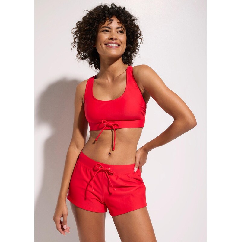 bonprix Bikiny s podprsenkovým topem a šortkami (2dílná souprava