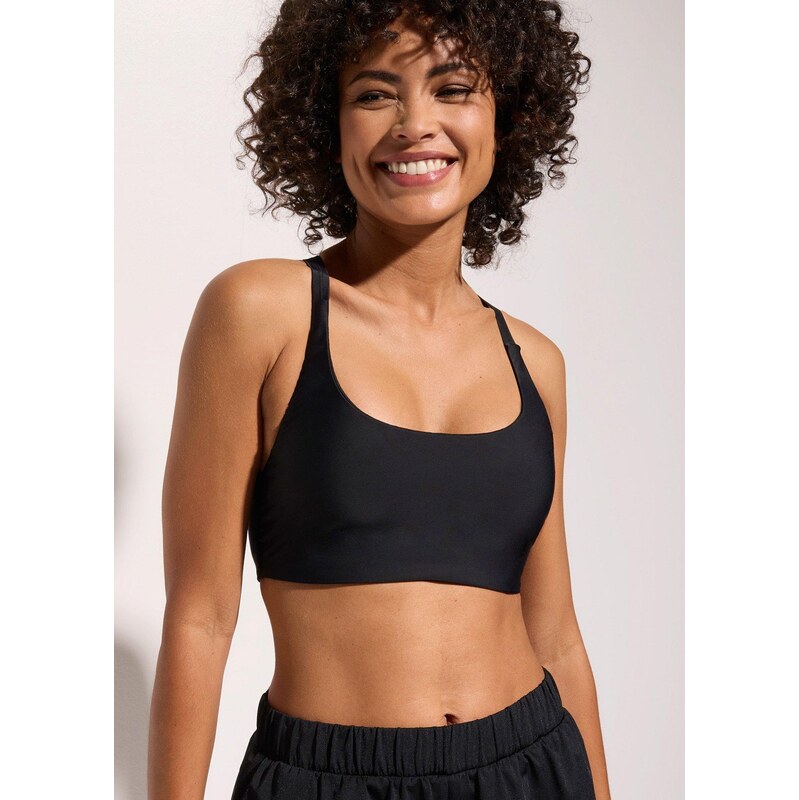 bonprix Sportovní bikinový top z rychleschnoucího materiálu
