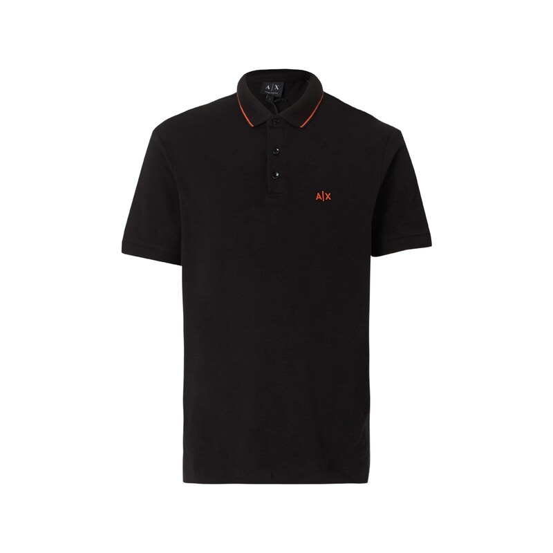 ARMANI EXCHANGE Tričko černá / bílá