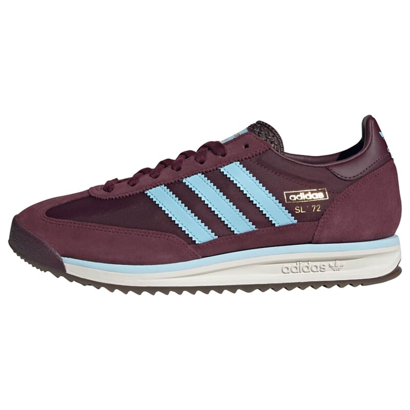 ADIDAS ORIGINALS Tenisky SL 72 světlemodrá / zlatá / vínově