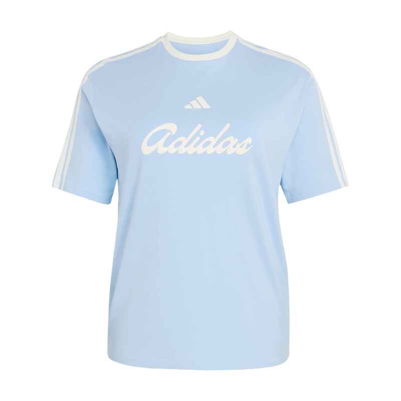 ADIDAS SPORTSWEAR Funkční tričko Lux Tiro světlemodrá / bílá