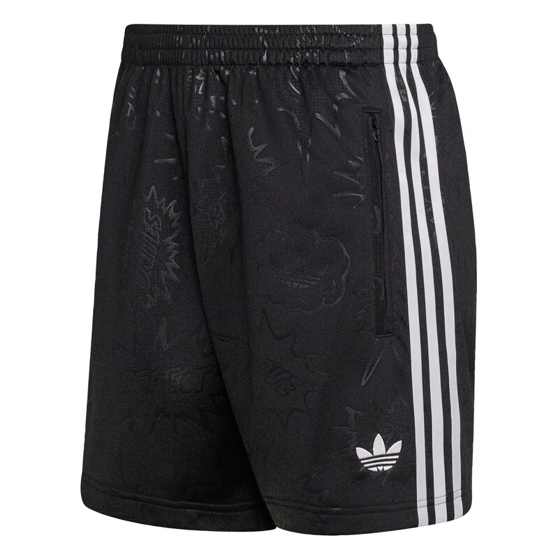 ADIDAS ORIGINALS Kalhoty Pride černá / bílá