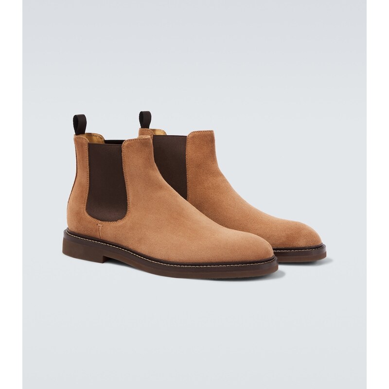 Brunello Cucinelli Suede Chelsea boots