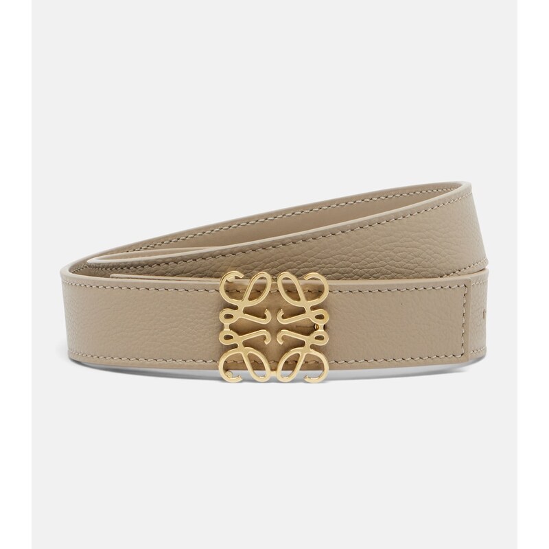 Loewe Anagram BombÃ leather belt
