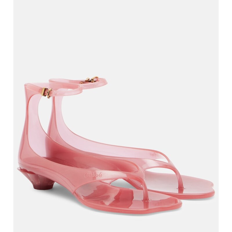 Chloe ChloÃ ChloÃ Jelly TPU thong sandals